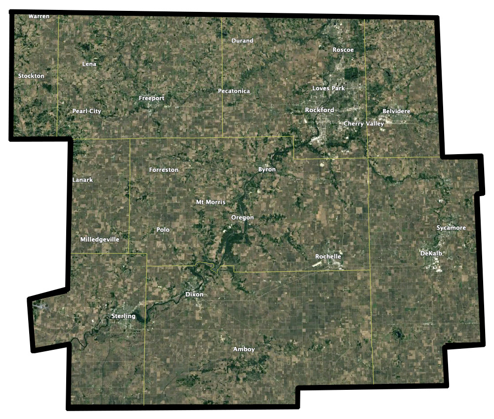 NorthernIllinois-ChapterMap Northern Illinois Chapter Map | NECA
